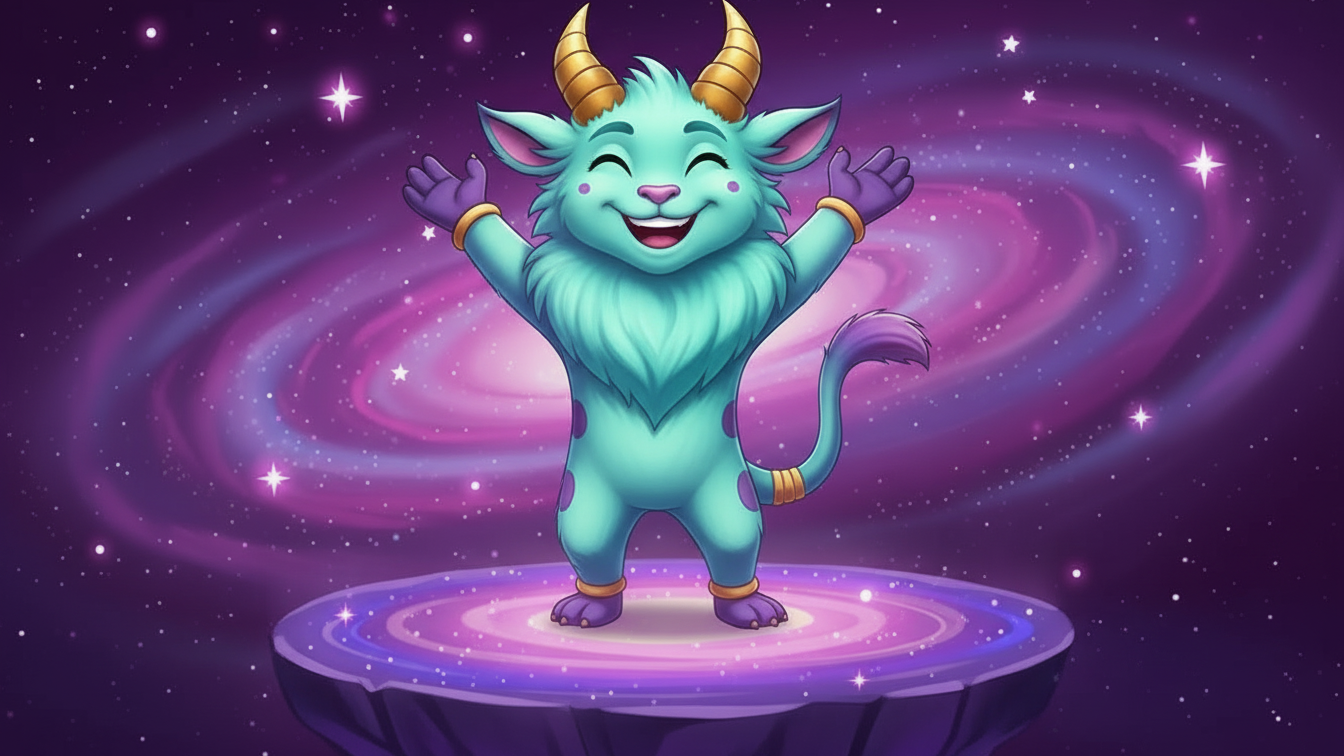 mascote feliz